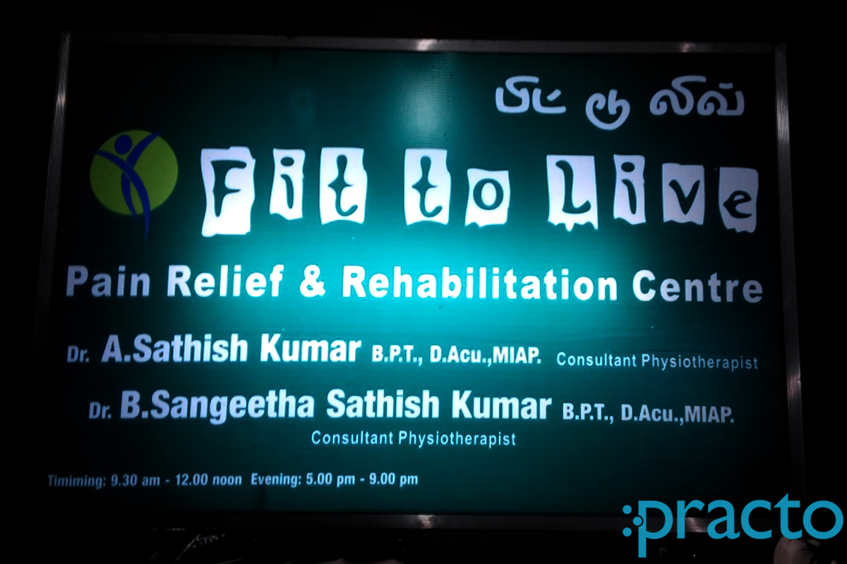 Entrance at Fit To Live Porur Chennai