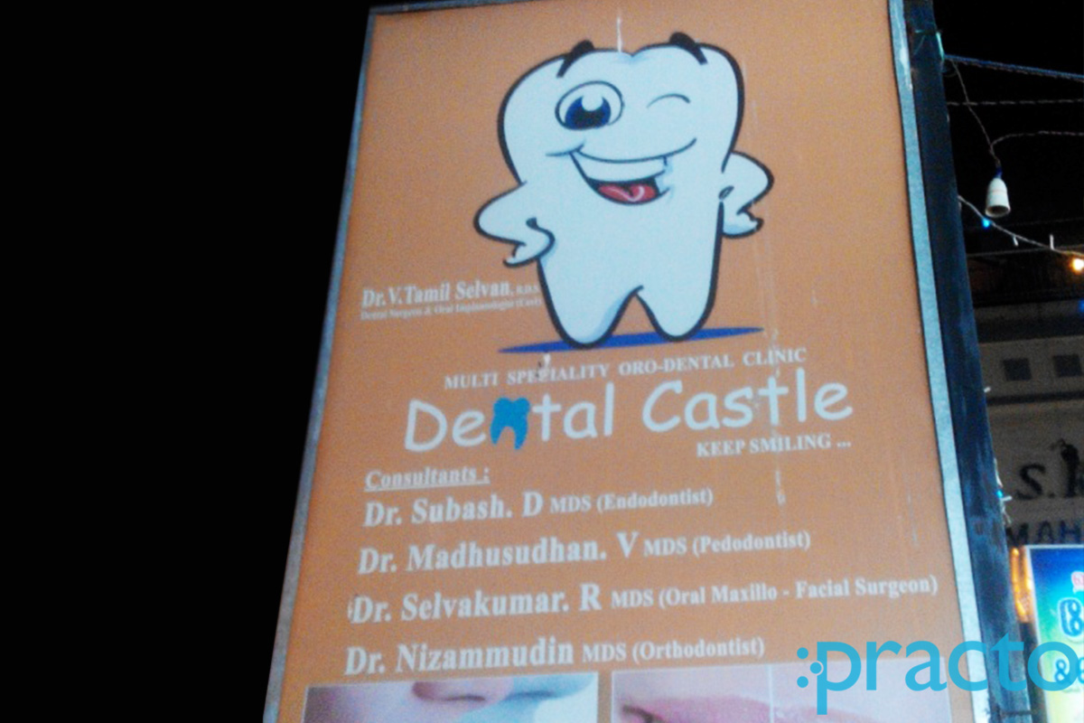 Entrance at Dental Castle MKB Nagar Chennai