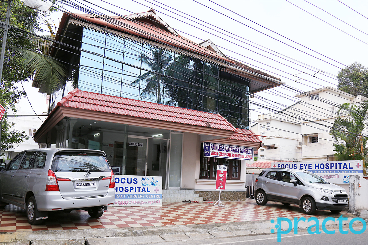 Entrance at Focus Eye Hospital Kaloor Ernakulam