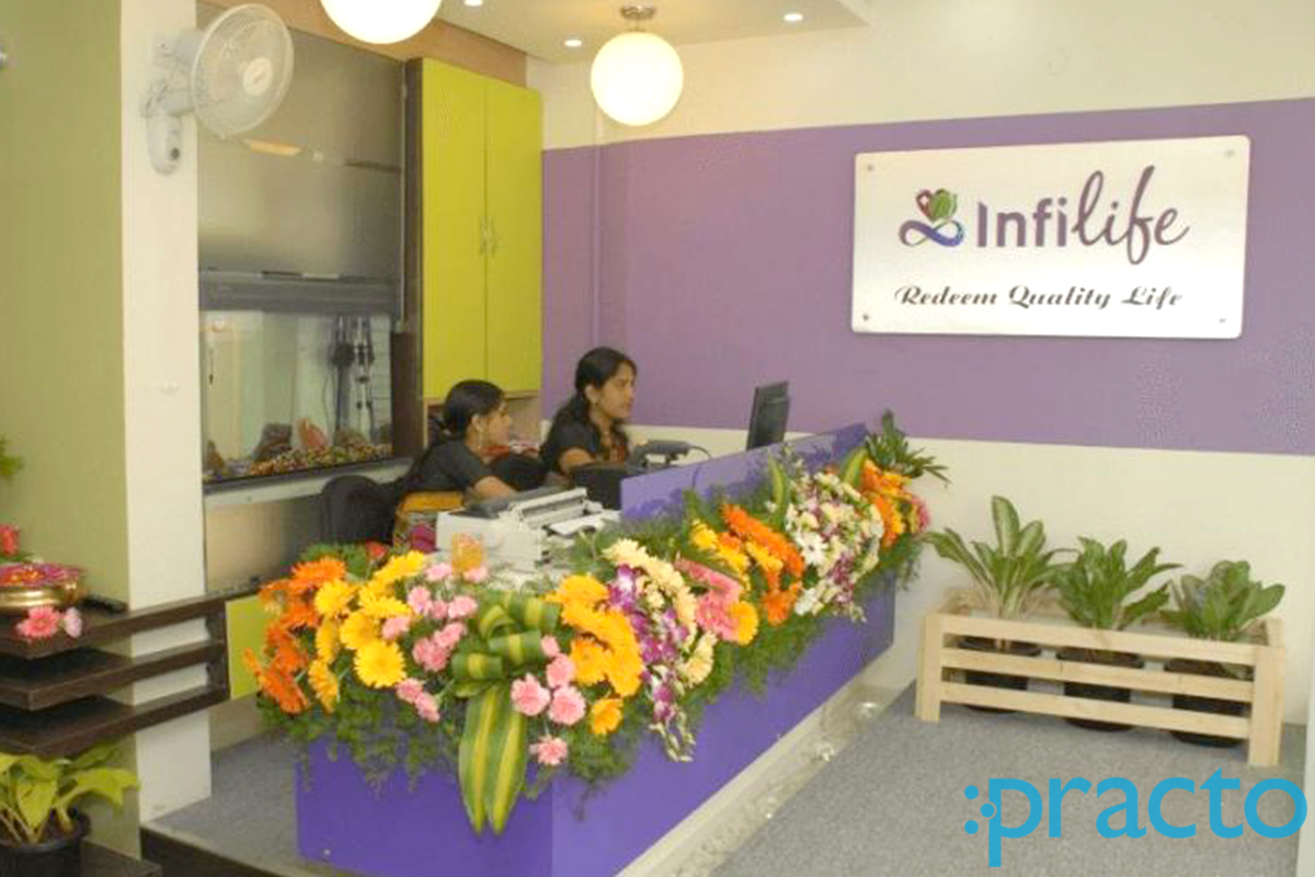 Reception at Infilife Multispeciality Centre JP Nagar 7 Phase Bangalore