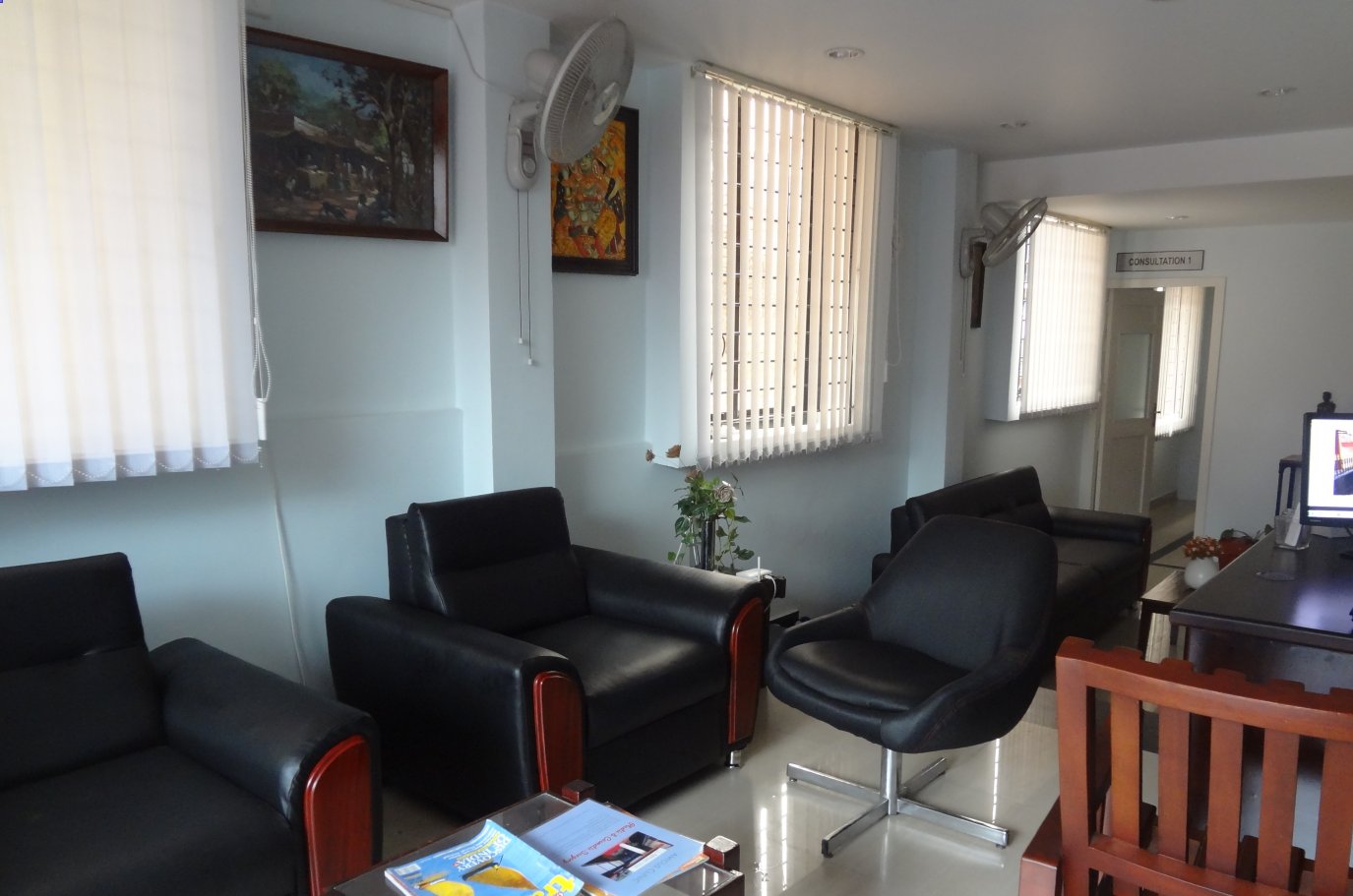 Reception at Amicus Clinic TV Medical College Thiruvananthapuram