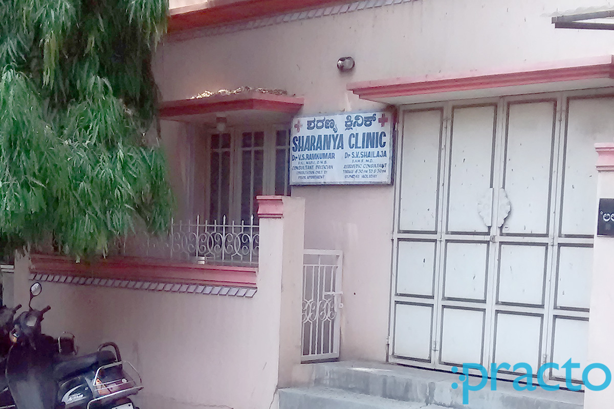 Entrance at Sharanya Clinic Kalyan Nagar Bangalore