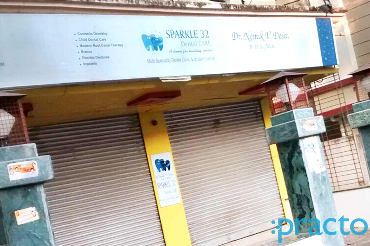 Entrance at Sparkle 32 Dental Clinic Kandivali East Mumbai
