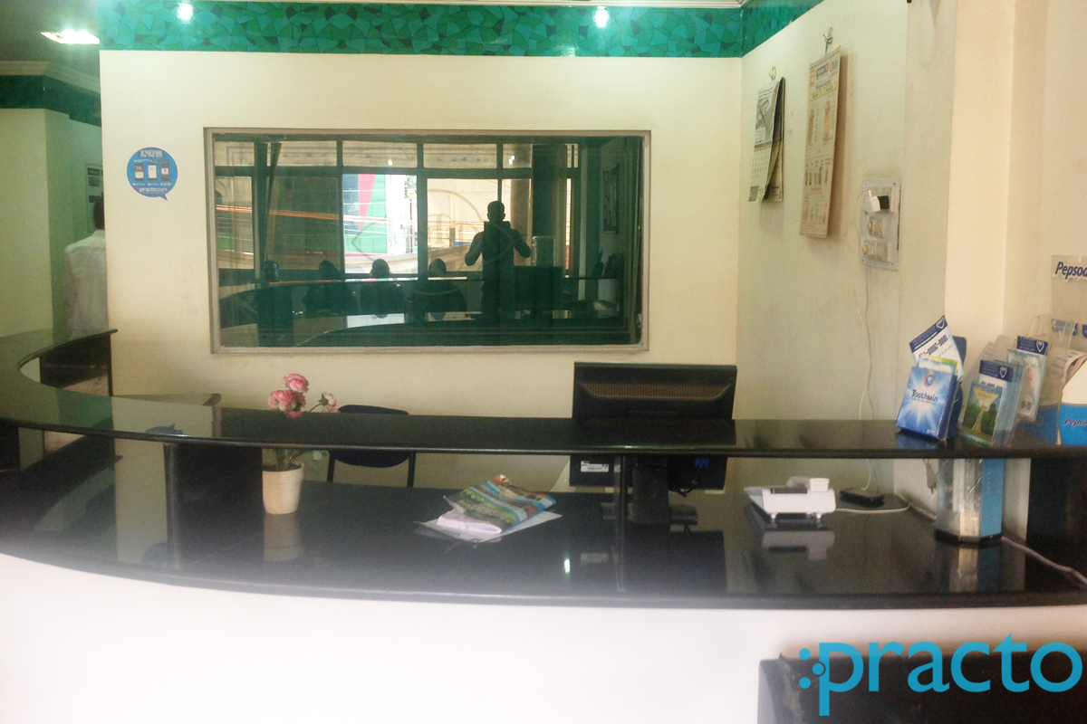 Reception at Oracare Dental Hospital Tolichowki Hyderabad