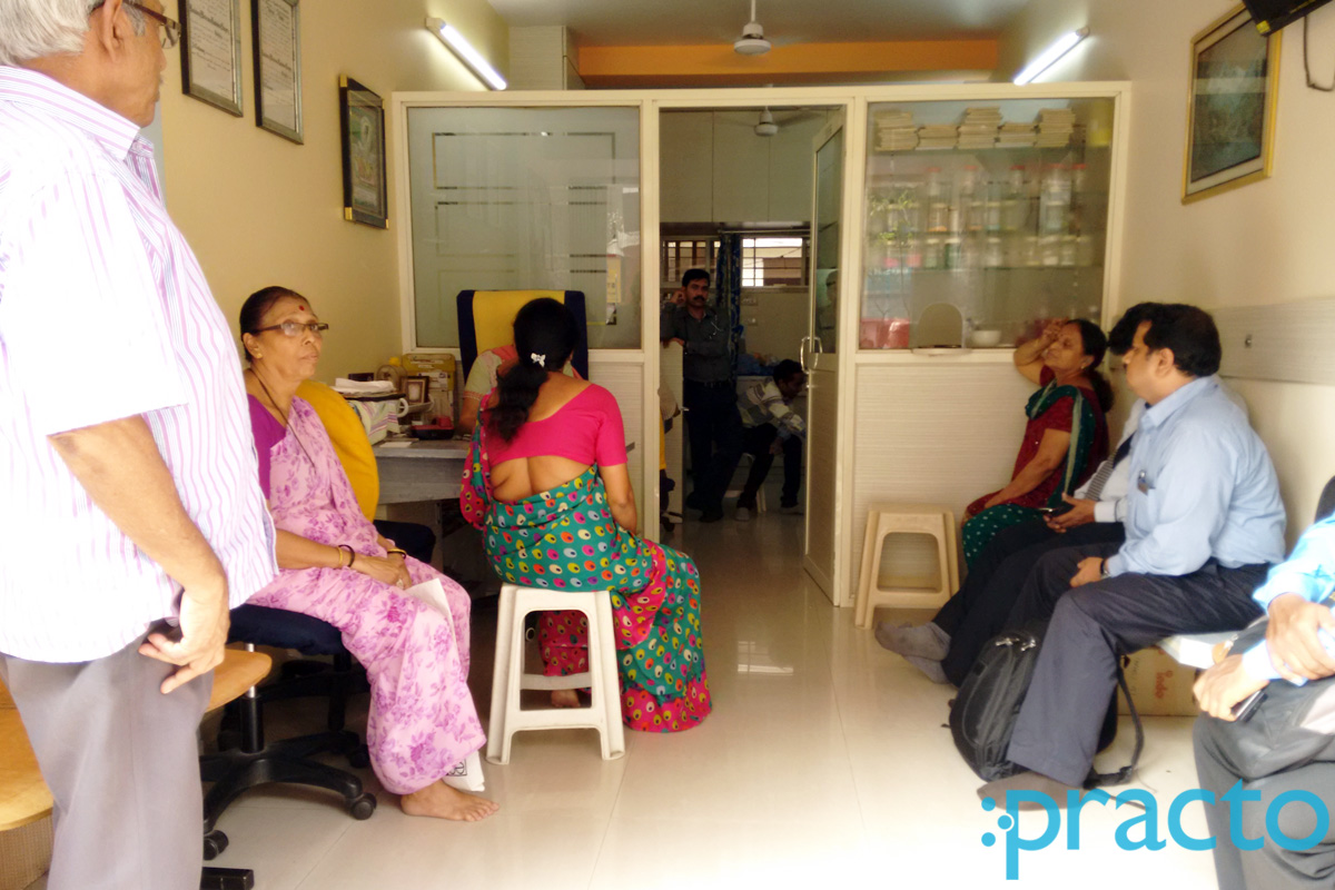 Waiting Area at Dr. Kadakia's Clinic Kandivali West Mumbai