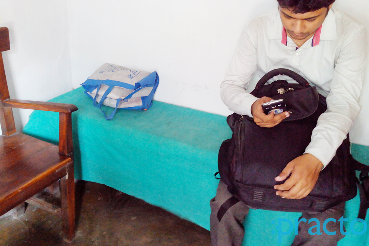 Waiting Area at Dr. D. C. Sinha Memorial Clinic Bansdroni Kolkata