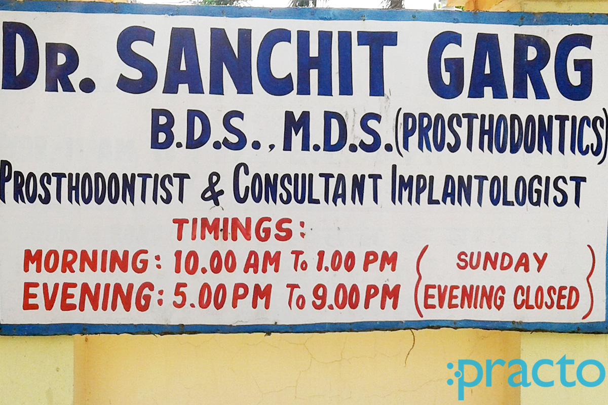 Entrance at Dr. Sanchit Garg Dental Clinic Indira Nagar Lucknow
