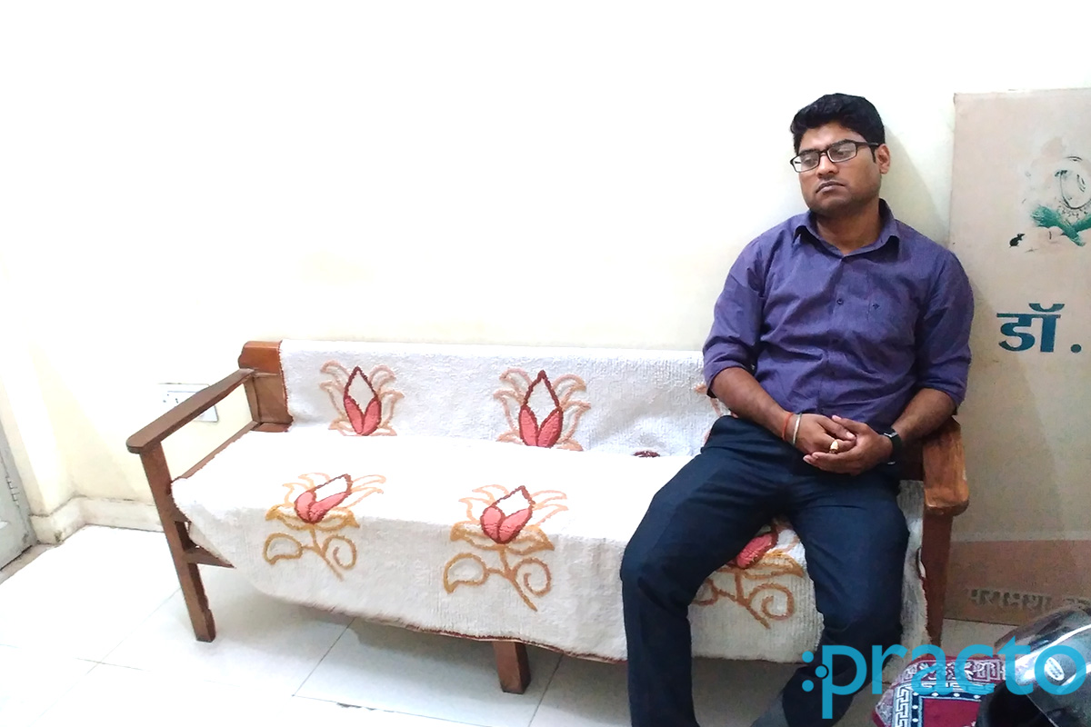 Waiting Area at Dr. Rajeev Saxena Clinic Barkatulla University Bhopal