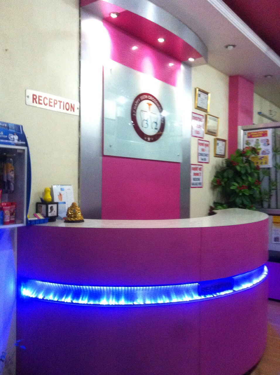 Reception Area at 32 Happy Teeth Orodental Care George Town Allahabad