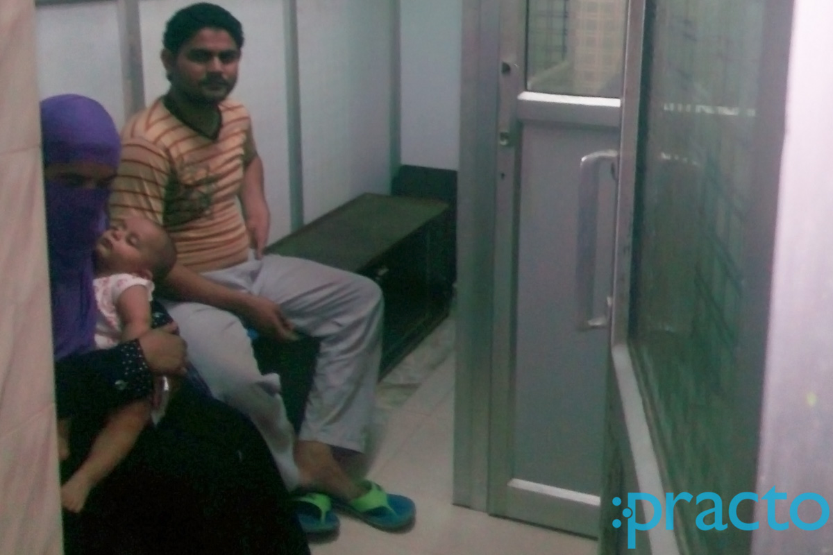 Waiting Area at Dr. Salman's Clinic Rajajipuram Lucknow