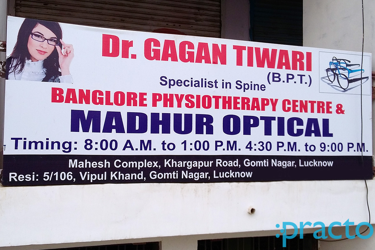 Entrance at Banglore Physiotherapy Centre & Madhur Optical Gomtinagar Vistar Lucknow