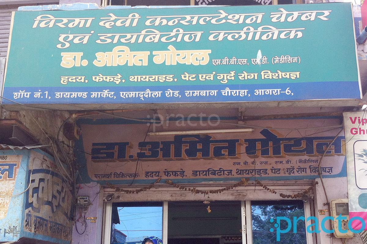 Entrance at Virma Devi Consultation Chamber & Diabetic Clinic Agra Agra