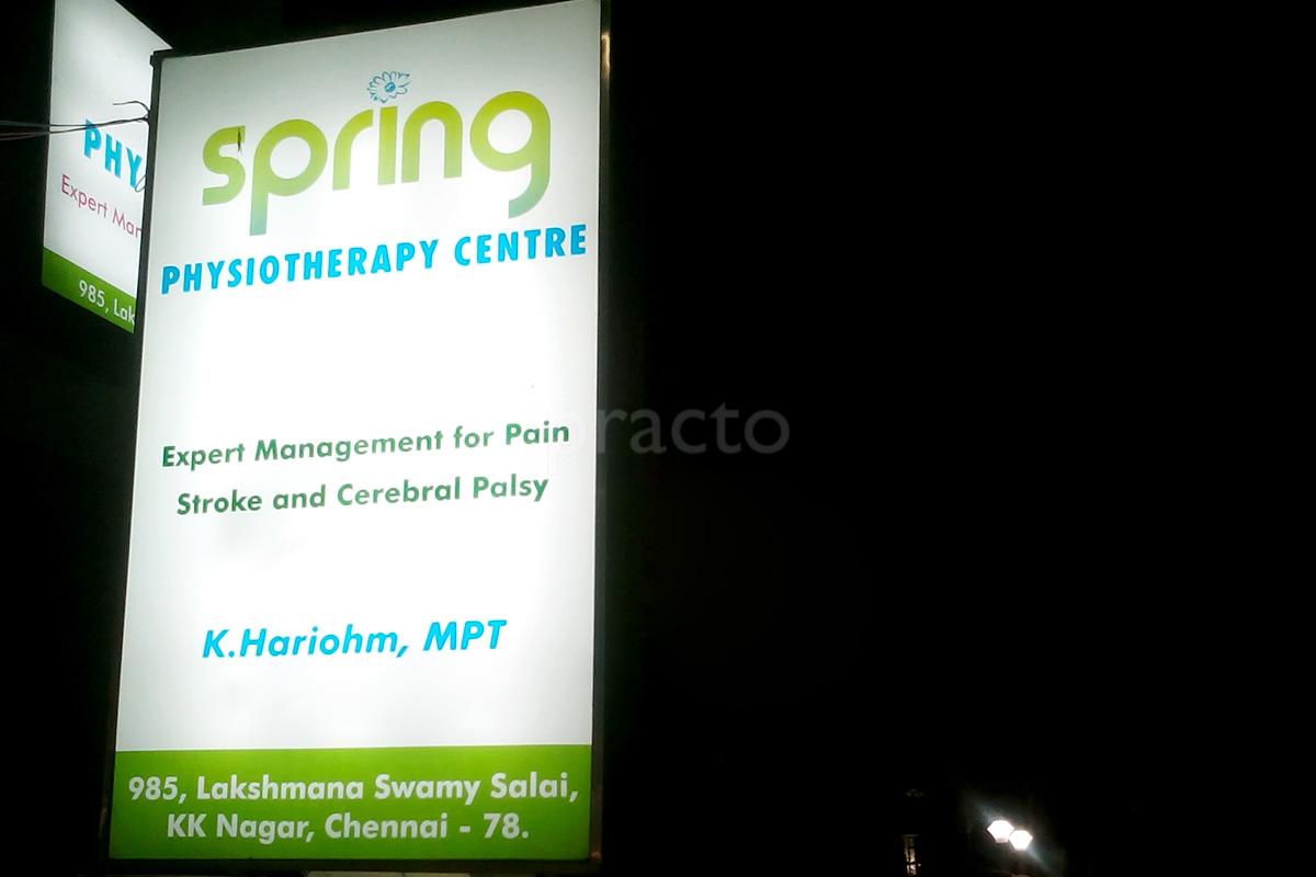 Spring Physiotherapy Centre KK Nagar Chennai
