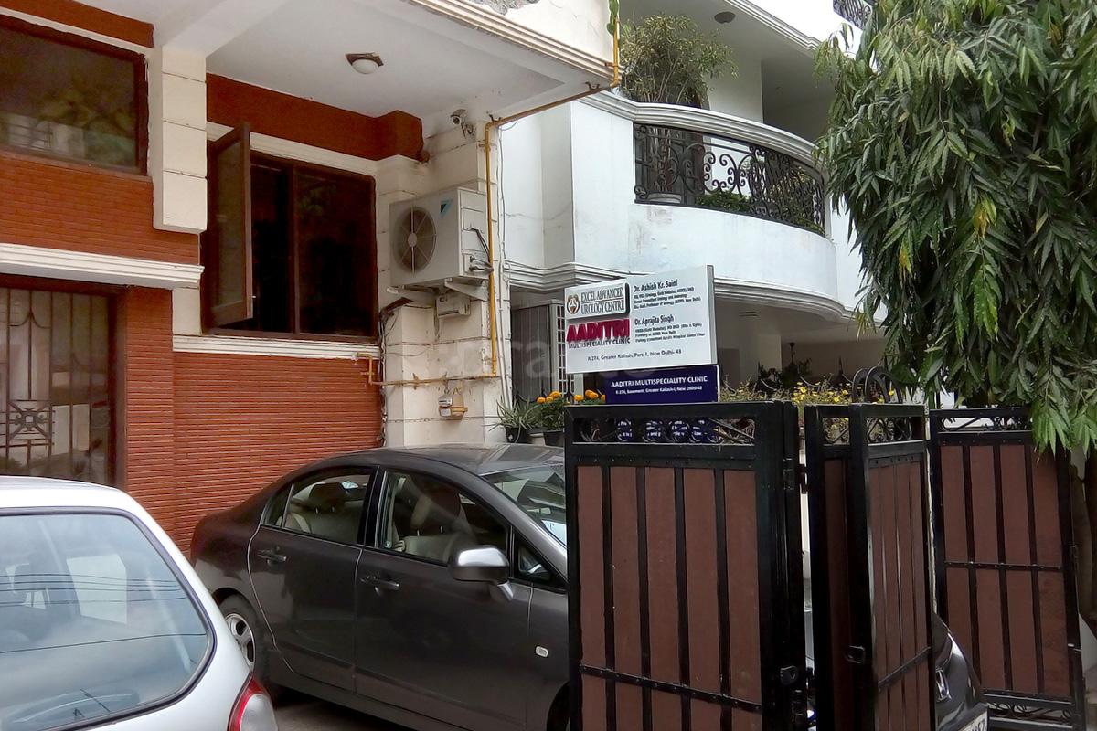 Entrance at Aaditri Multispeciality Clinic Greater Kailash Part 1 Delhi