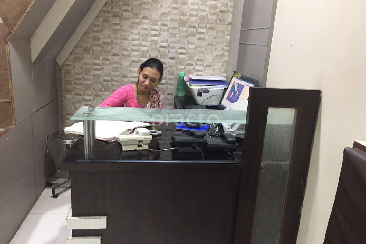 Reception at Aastha Maternity & Surgical Nursing Home Lal baug Mumbai
