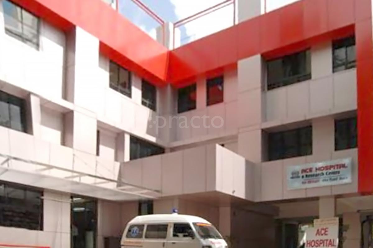 Entrance at ACE Hospital Erandwane Pune