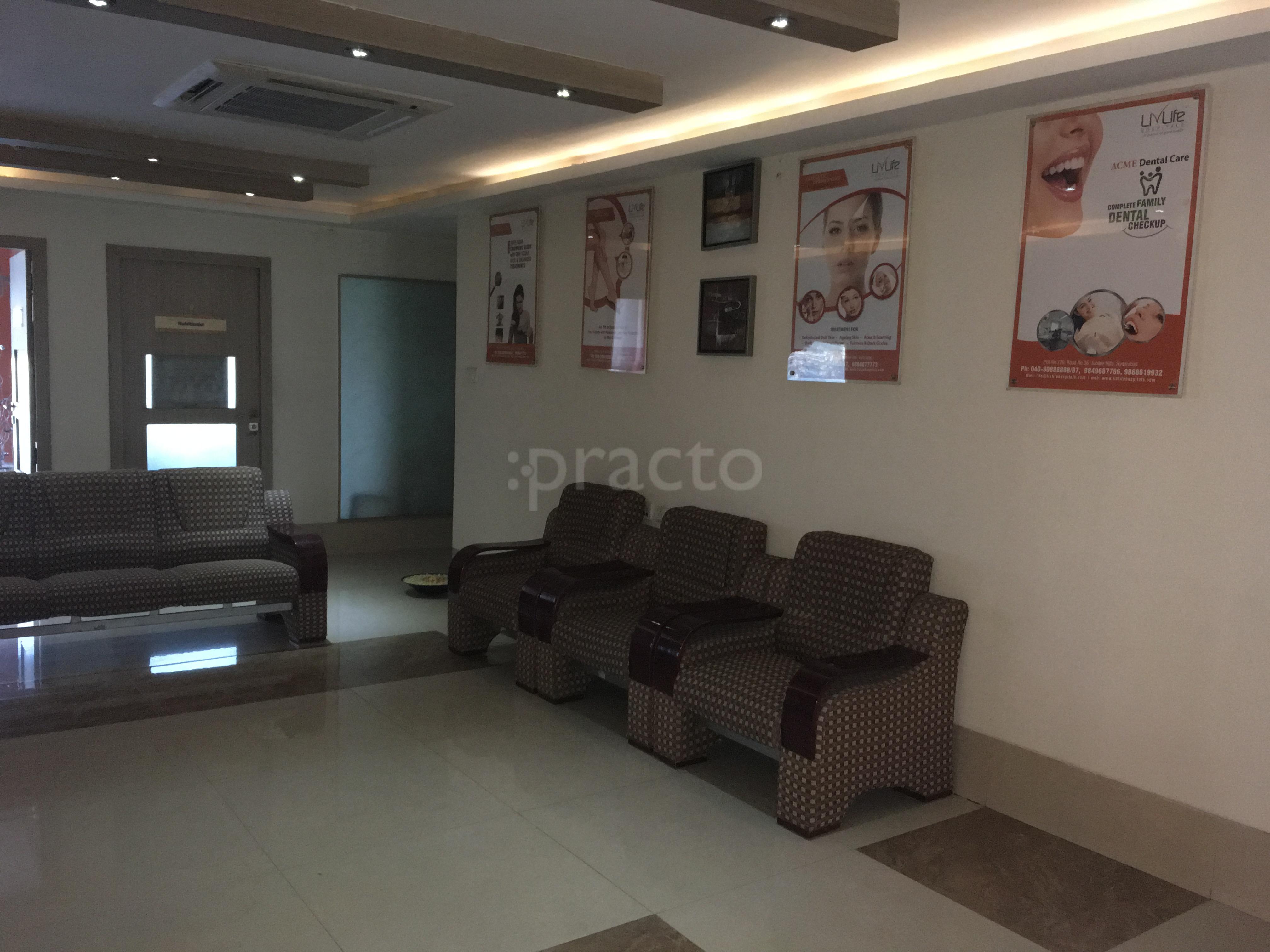 Waiting Area at ACME DENTAL CARE Jubilee Hills Hyderabad
