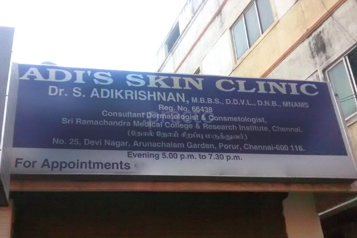 Adi's skin Clinic Porur Chennai