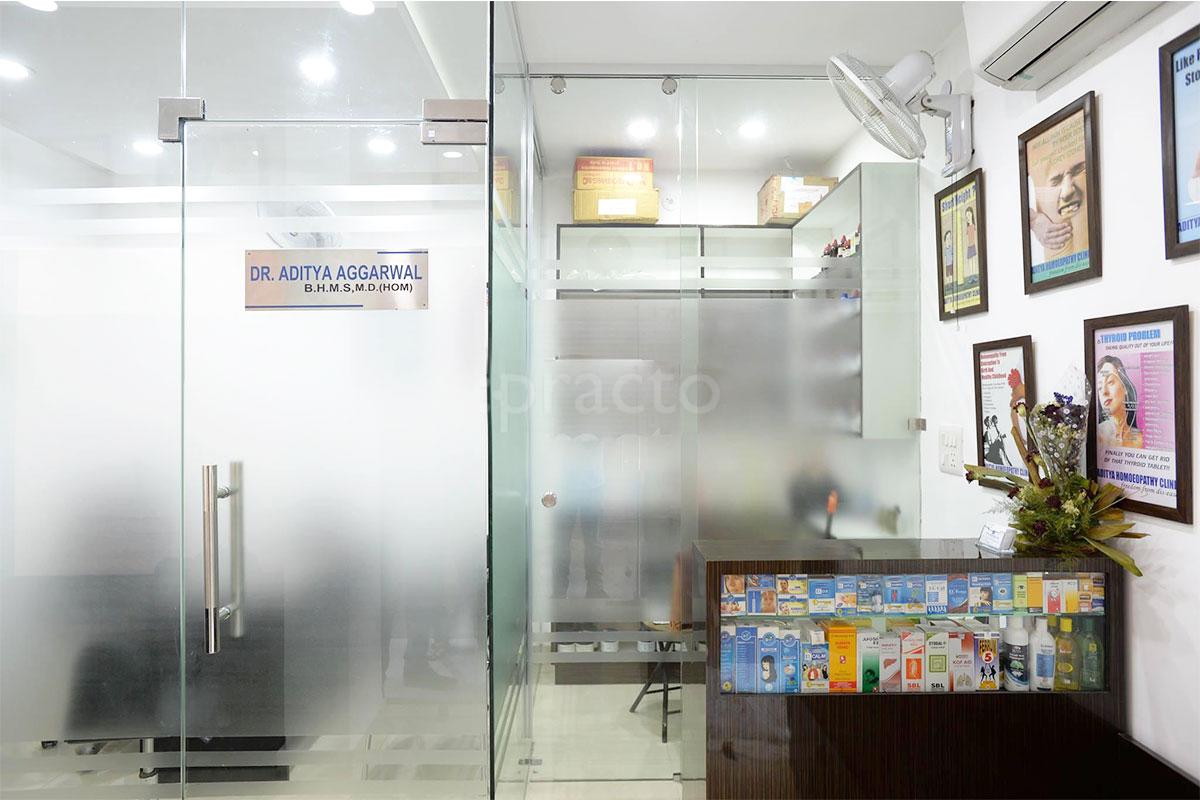 Entrance at Aditya Homeopathy Clinic Laxmi Nagar Delhi