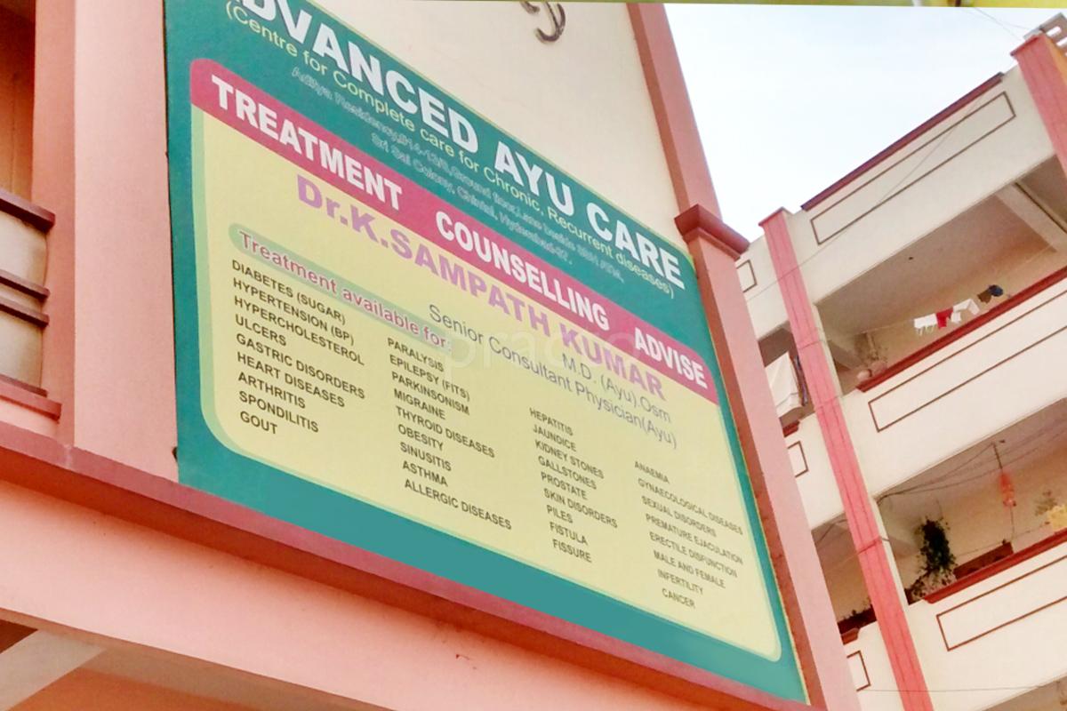 Entrance at Advanced Ayu Care Jeedimetla Hyderabad