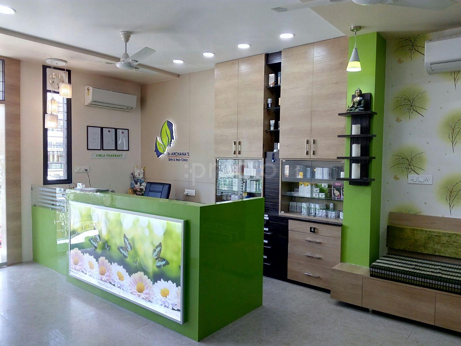 Reception at Dr. Archana's Skin & Cosmetic Clinic Vaishali Nagar Jaipur