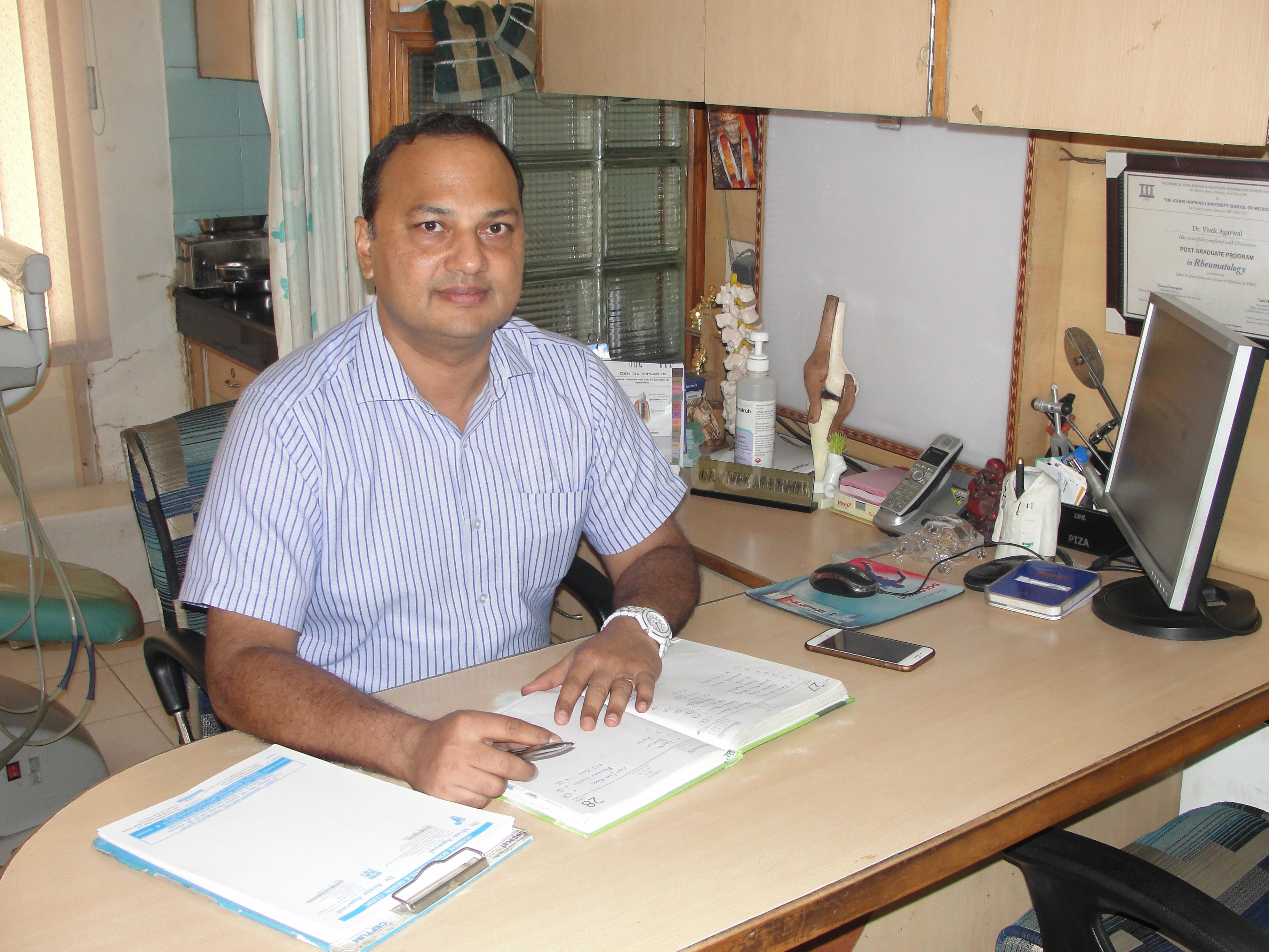 Consultation Room at Agarwal Orthopaedic, Dental & Diagnostic Center Chitra Vihar Delhi