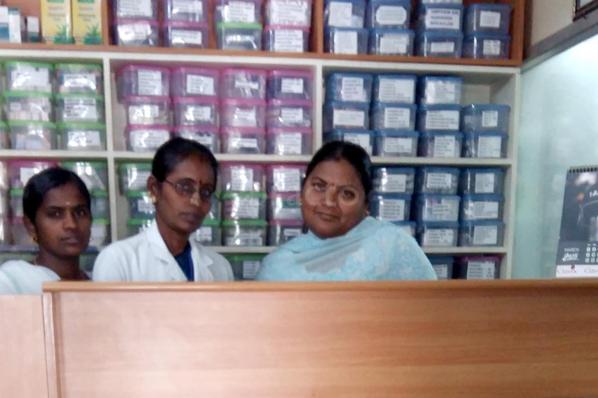 Reception at Aiswariyam Diabetic Centre Hope College Coimbatore