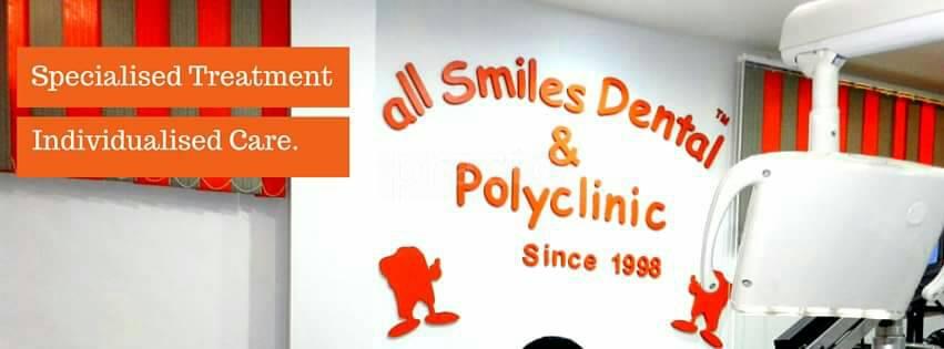 Reception at All Smiles Dental and Polyclinic Housing Board Colony Gurgaon