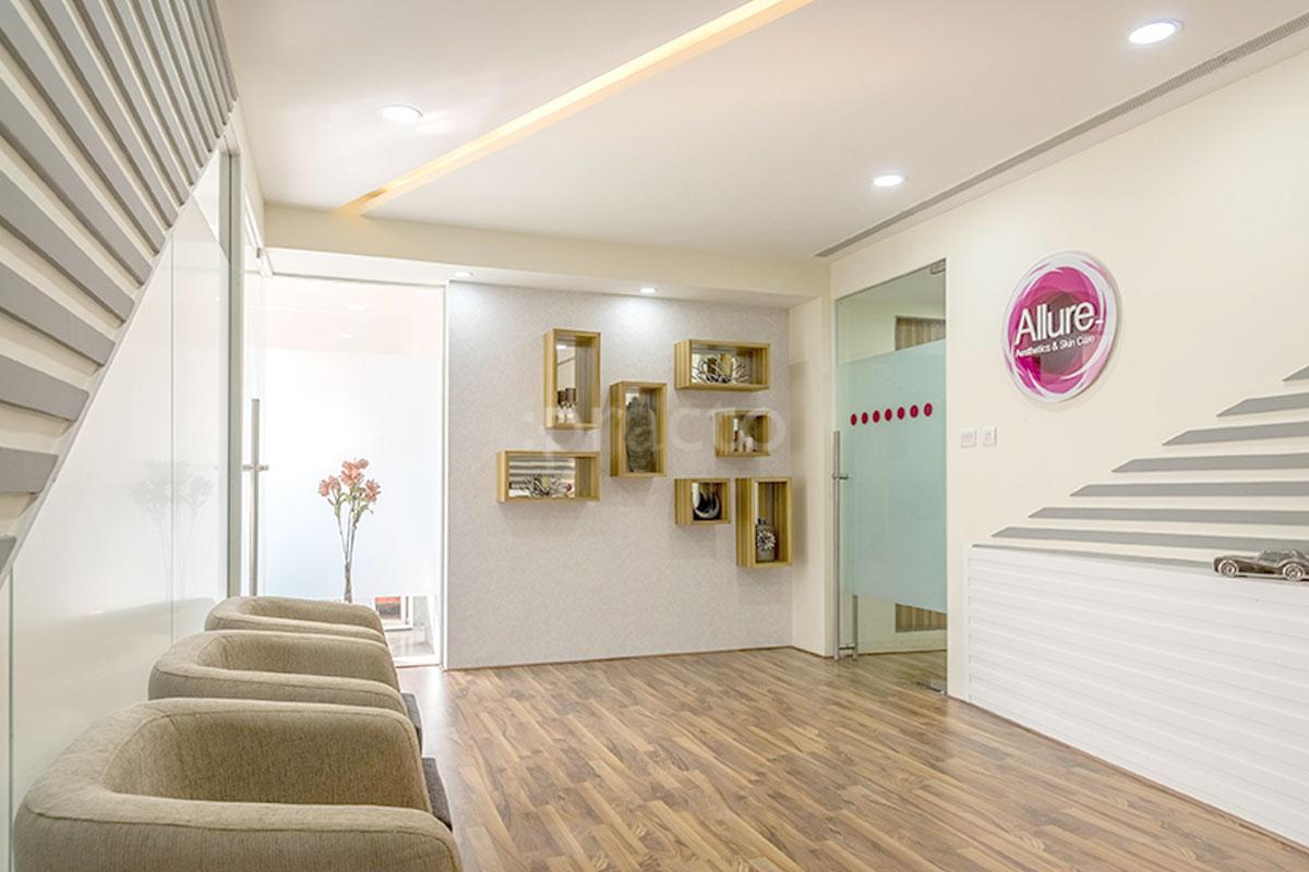 Waiting Area at Allure Aesthetics And Skin Care Banjara Hills Hyderabad