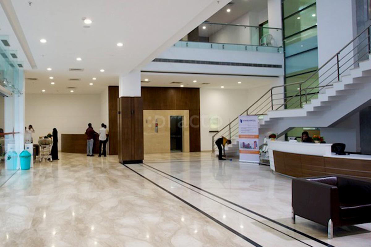 Entrance at American Oncology Institute Lingampally Hyderabad