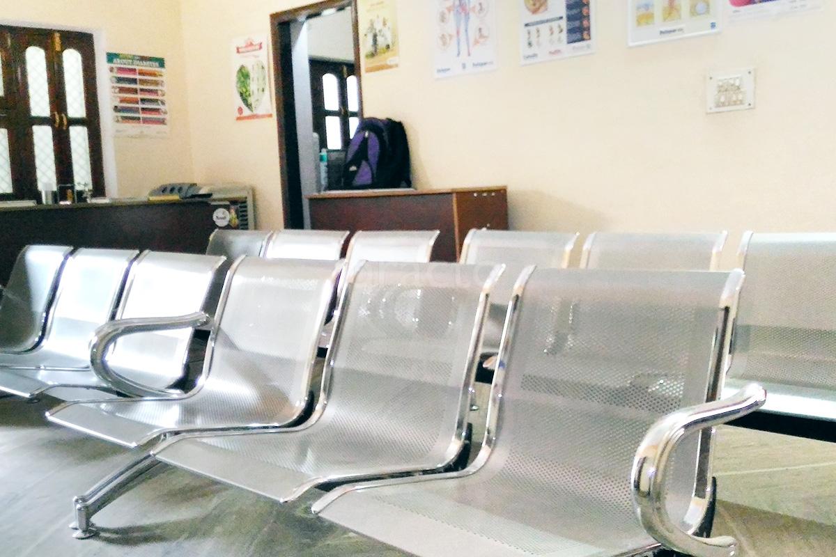 Waiting Area at Anandi Heart & Maternity Clinic Mahmoorganj Varanasi