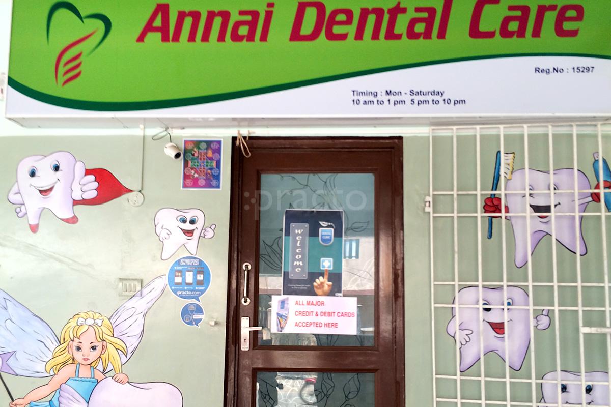 Entrance at Annai Dental Care Choolaimedu Chennai