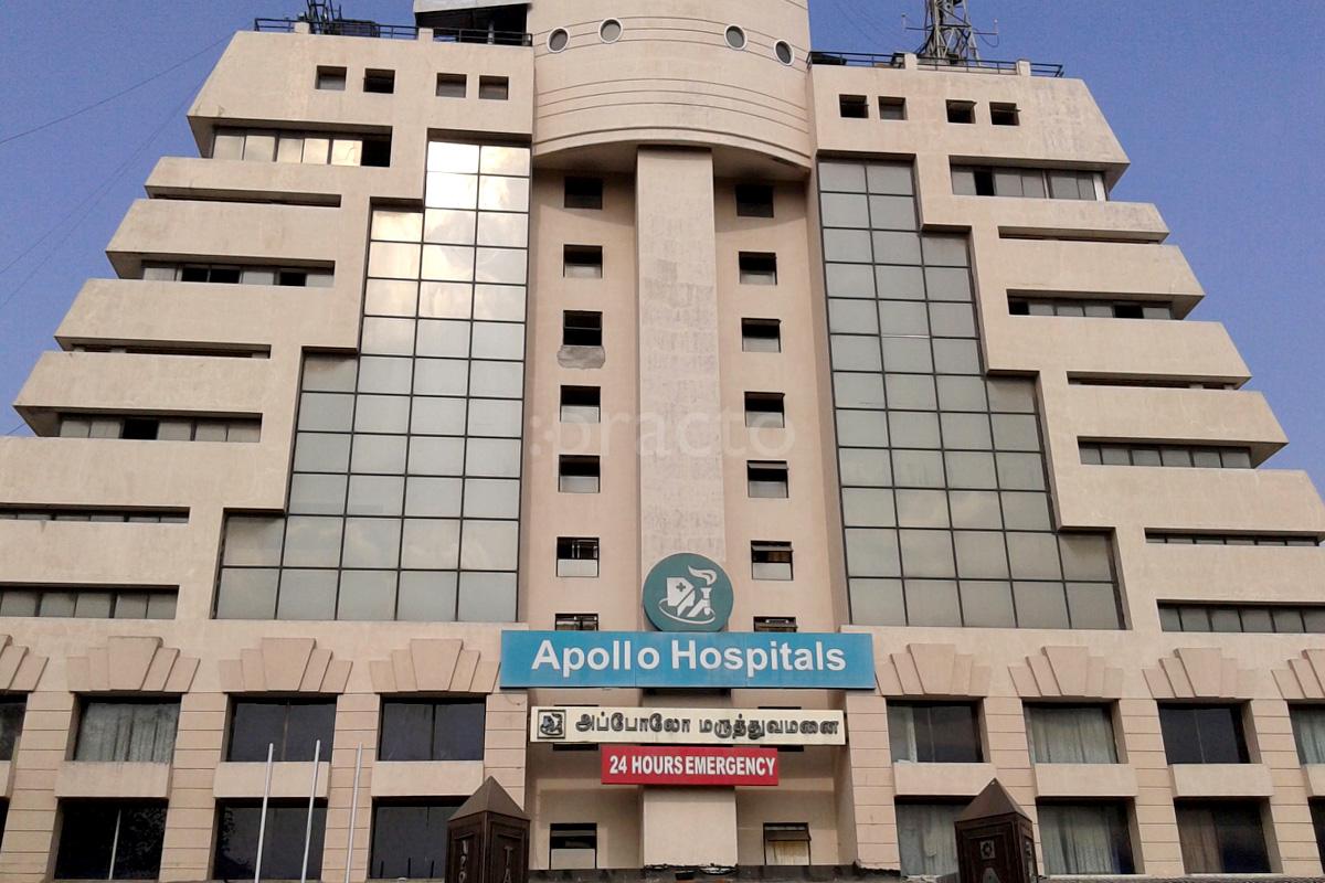 Entrance at Apollo Hospital Tondiarpet Chennai