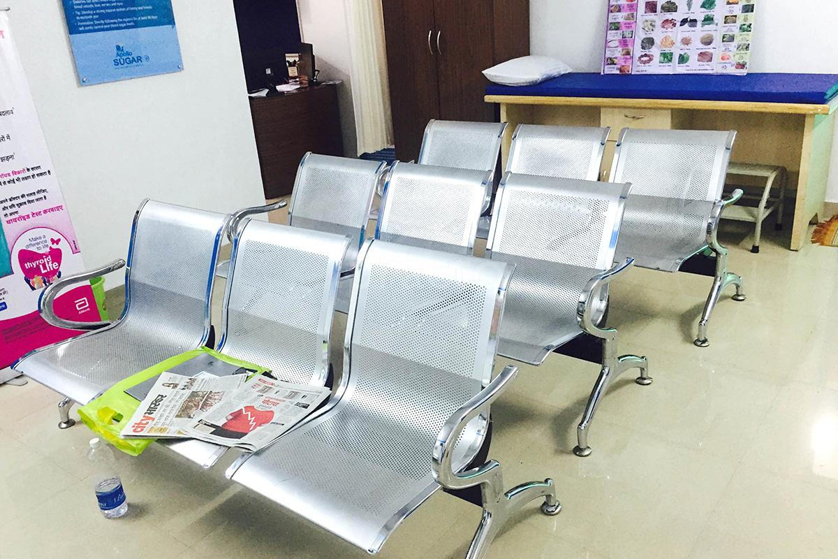 Waiting Area at Apollo Sugar Clinic Shanker Nagar Raipur