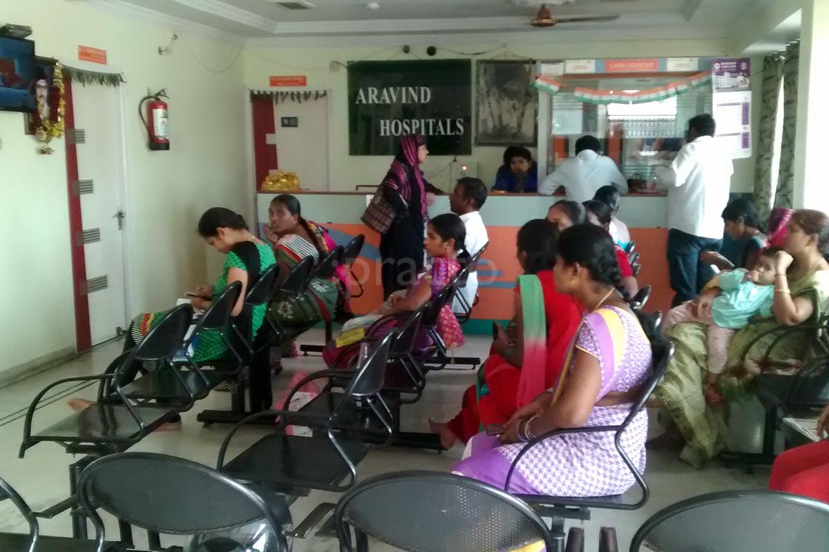 Waiting Area at Aravind Hospital Hayathnagar Hyderabad