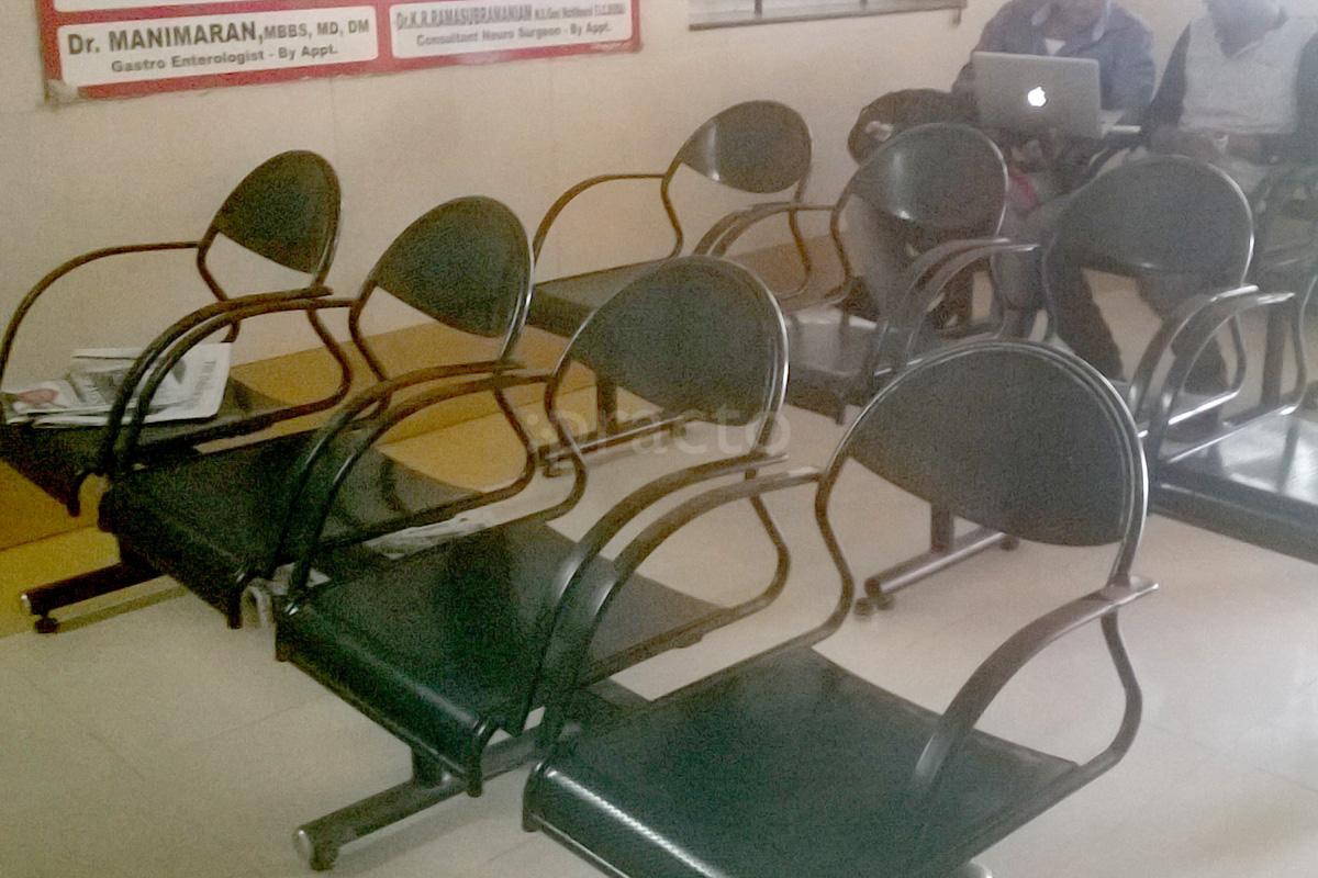 Waiting Area at Arokya Hospital Nesapakkam Chennai