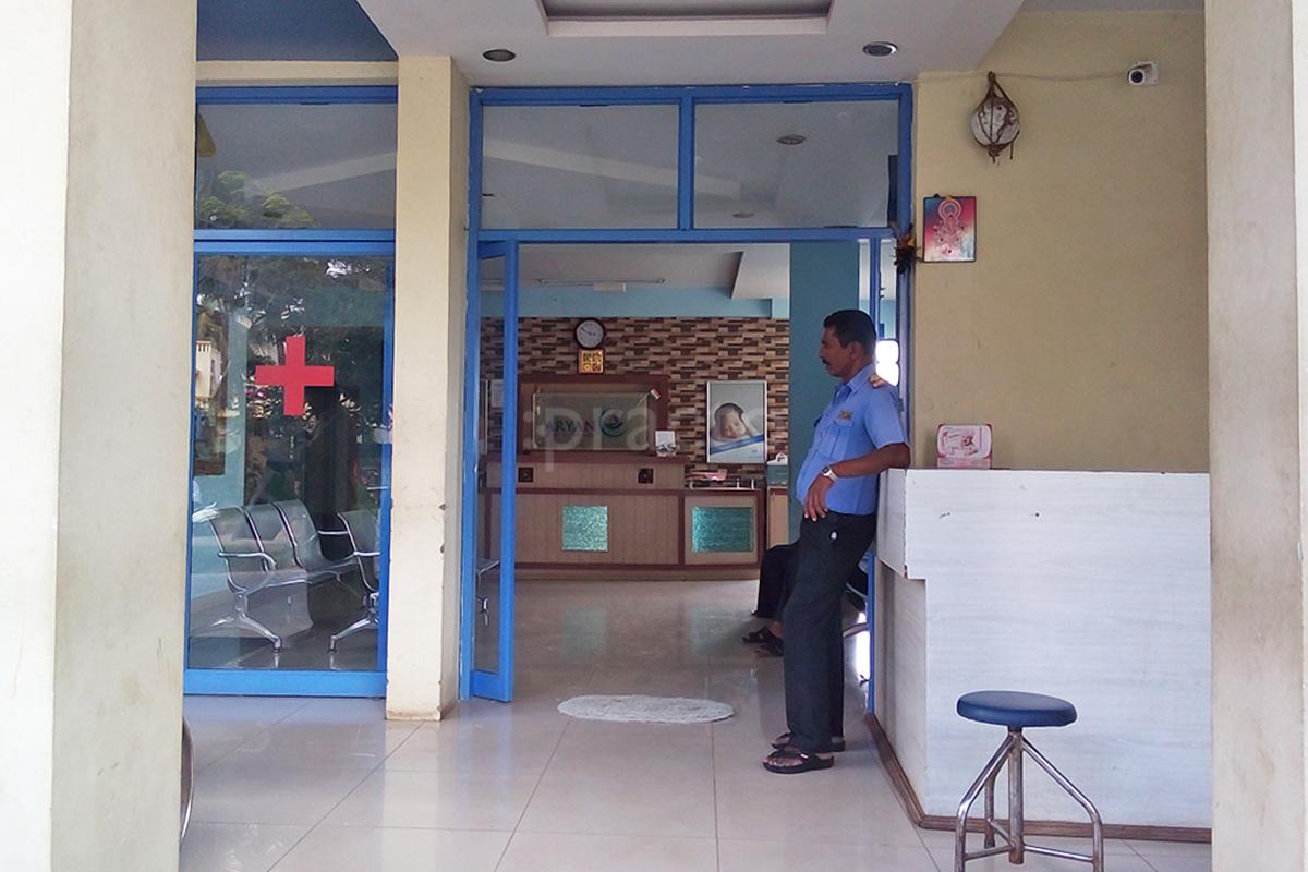 Entrance at Aryan Hospital Nagarbhavi Bangalore