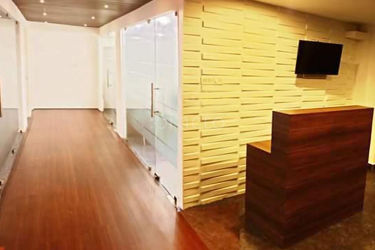 Reception at Aura Dental Professionals Chetpet Chennai