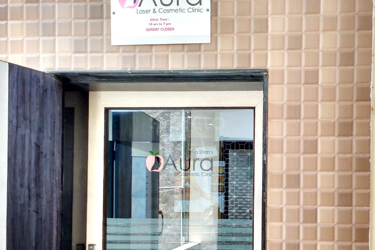 Entrance at Aura Laser And Cosmetic Clinic Alkapuri Vadodara