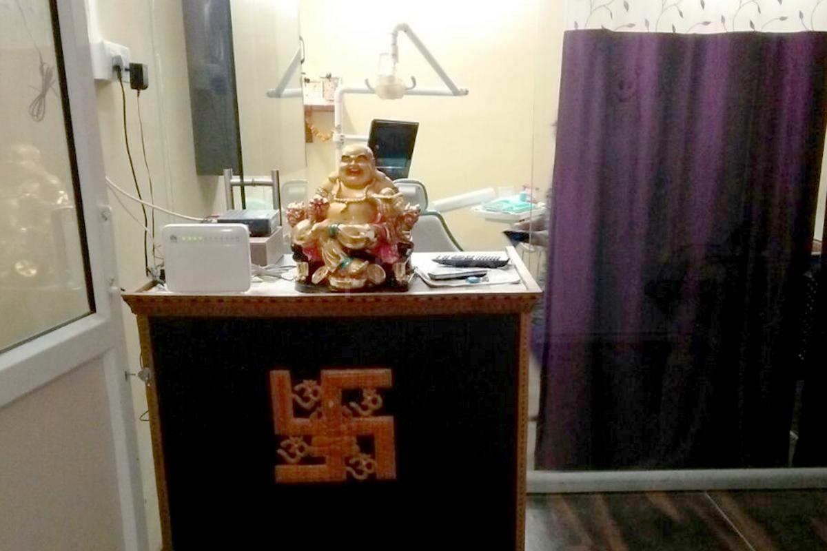Reception at Avighna's Complete Dental Care Madinaguda Hyderabad