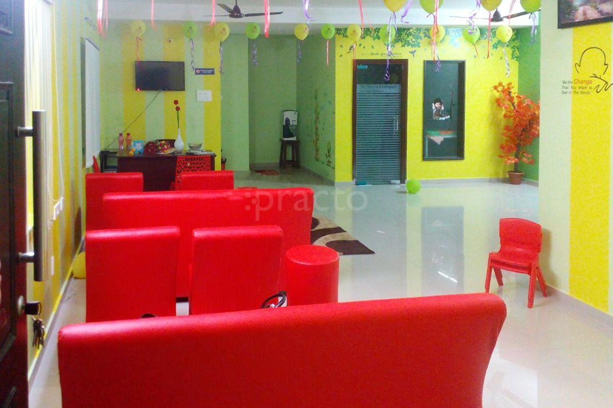 Waiting Area at Ayush Kids Clinic Sanath Nagar Hyderabad