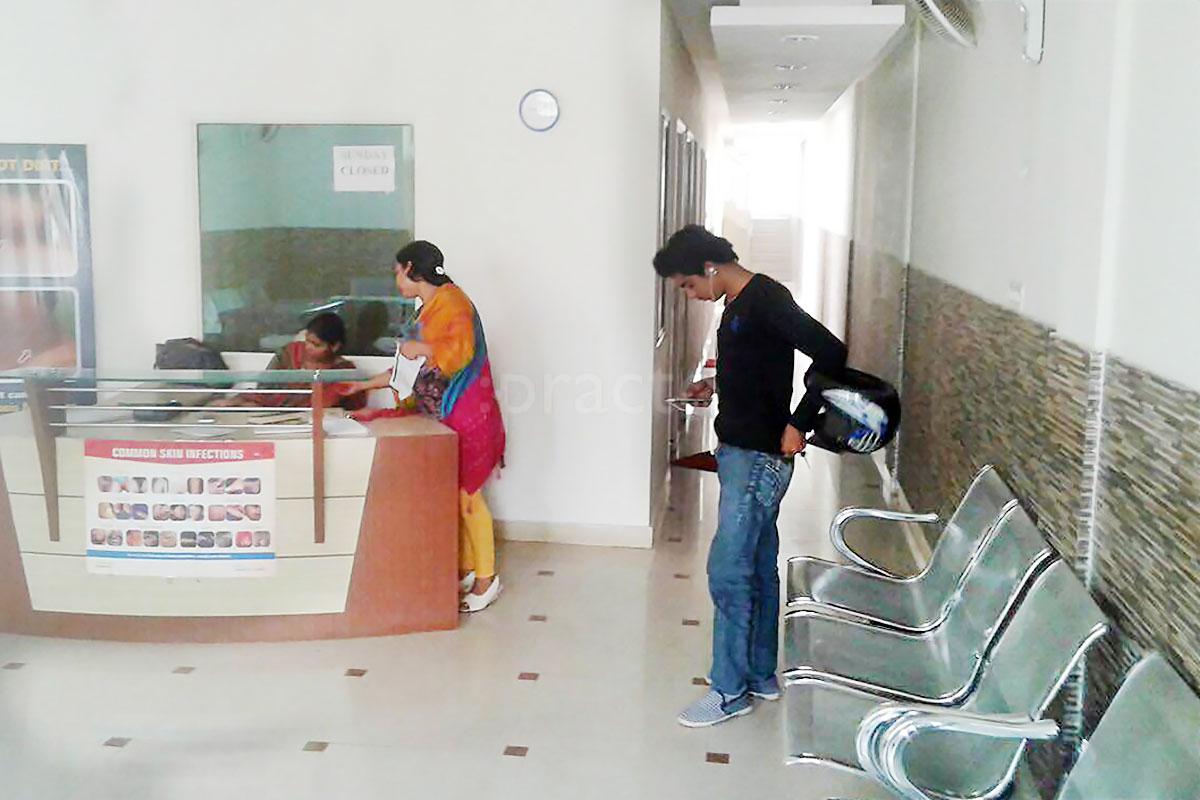 Waiting Area at Bhayana Skin Clinic New Industrial Township 3 Faridabad