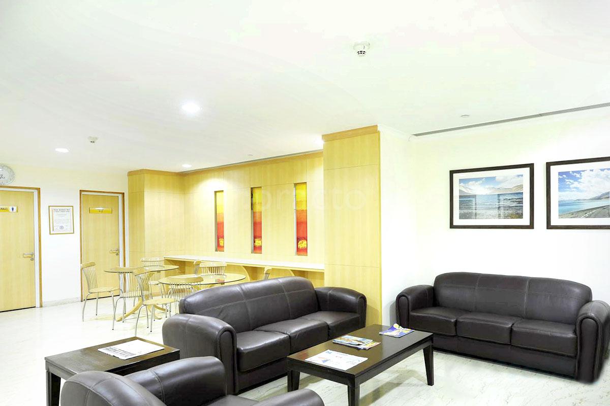 Waiting Area at BLK-Max Super Speciality Hospital Pusa Road Delhi