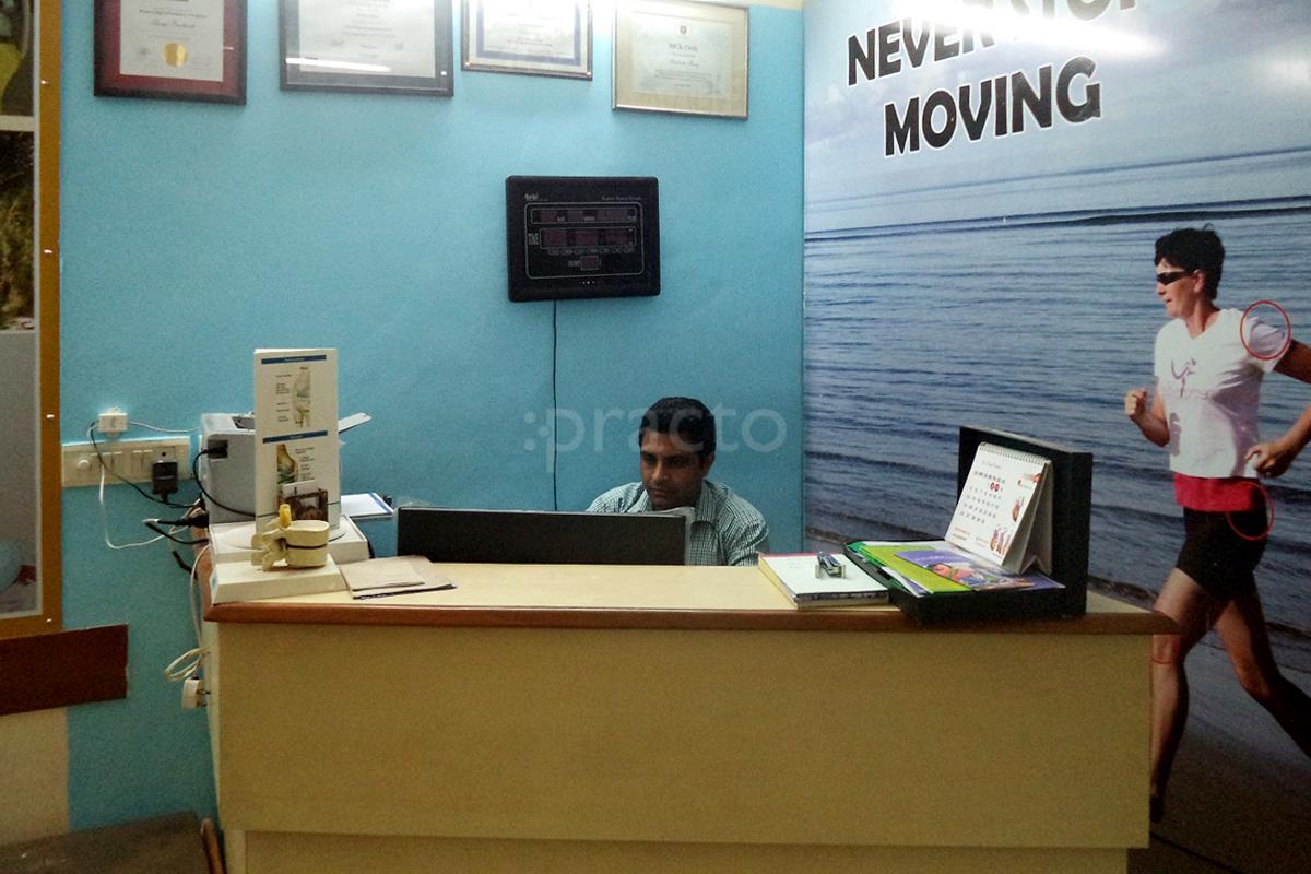 Reception at Bone & Joint Clinic Saket Delhi