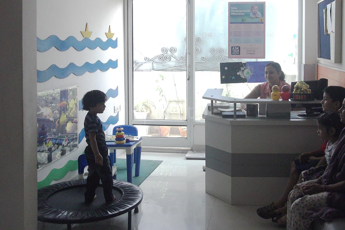 Reception at Bright Beginnings Child Development Centre New Rajendra Nagar Delhi