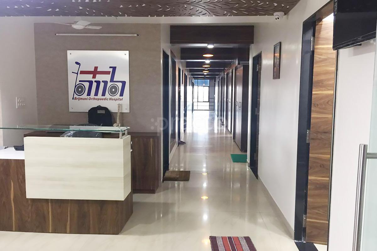 Reception at Brijmani Orthopaedic Hospital Vastral Ahmedabad