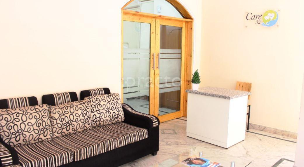 Waiting Area at Care 32 Dental Clinic Kaggadasapura Bangalore