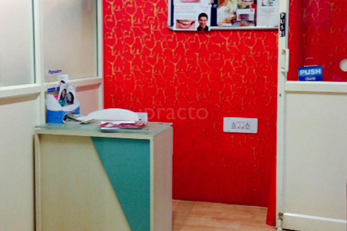 Reception at Care & Cure Multispeciality Dental Clinic CV Raman Nagar Bangalore