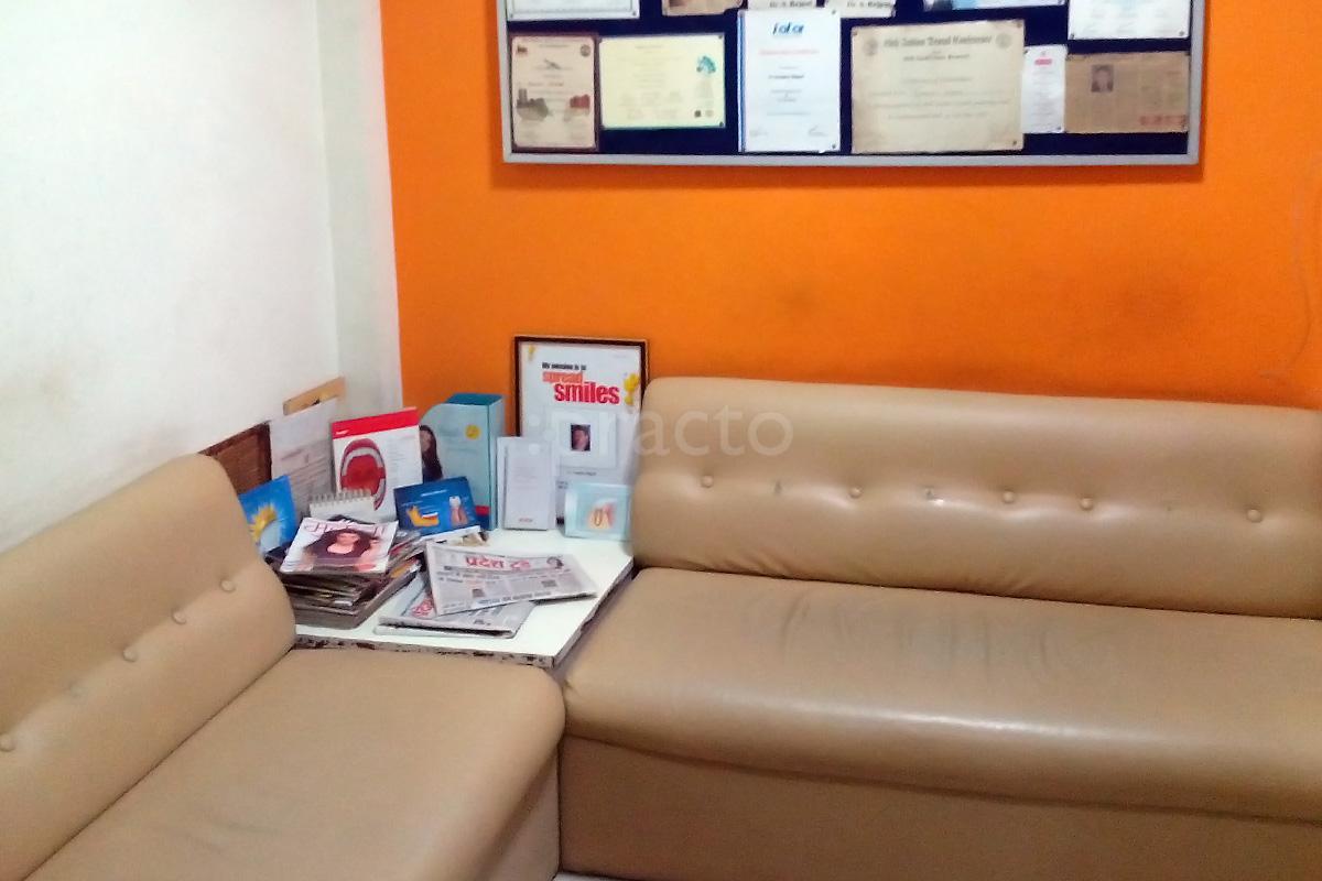 Waiting Area at Care 'N' Cure Dental Clinic Arera Colony Bhopal