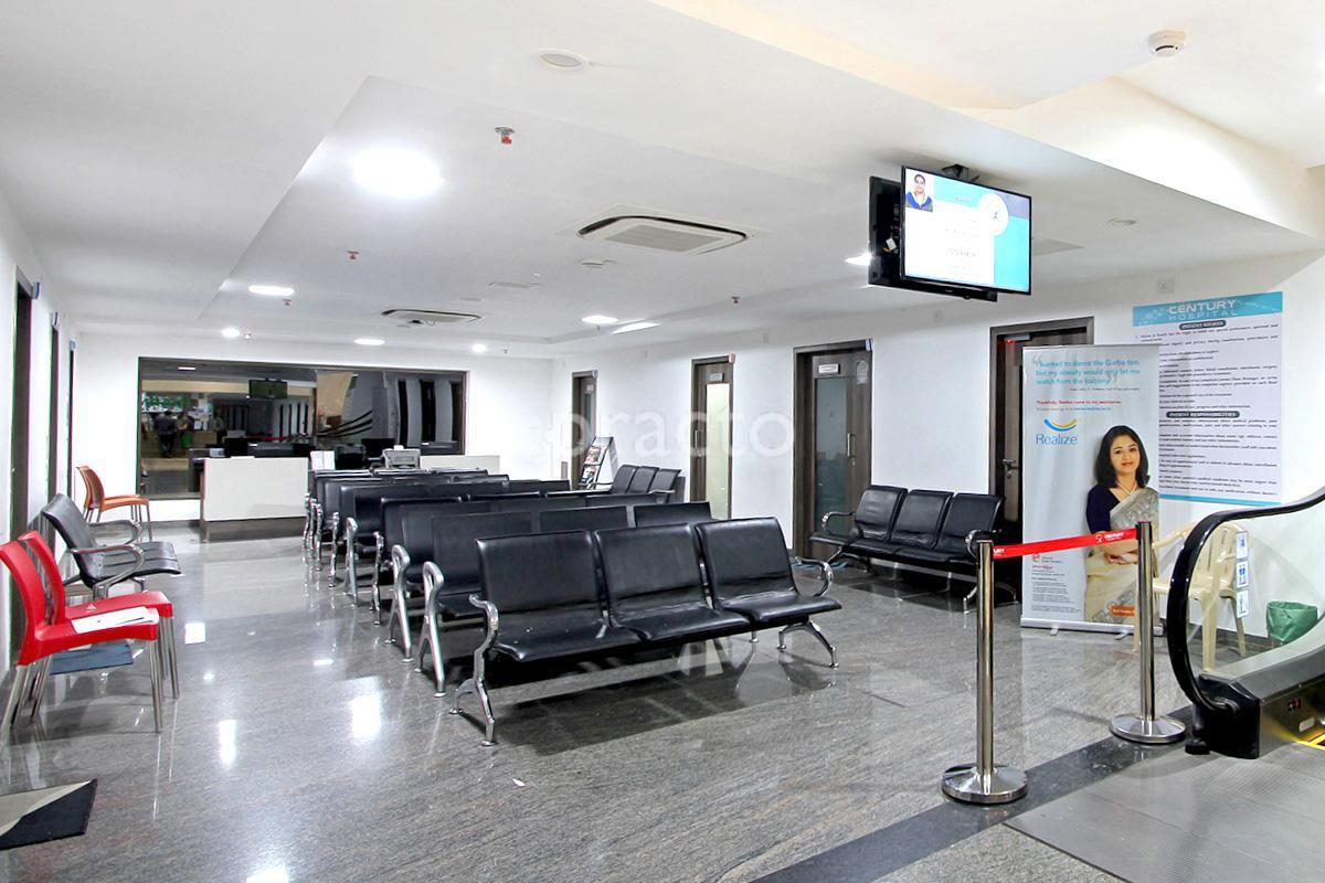 Waiting Area at Century Hospital Banjara Hills Hyderabad